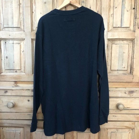 Duluth Trading Company Medium Longtail T Waffle Henley - Picture 5 of 6